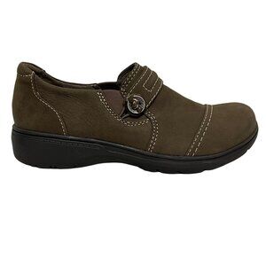 Clarks Women's Brown Slip-On Shoes